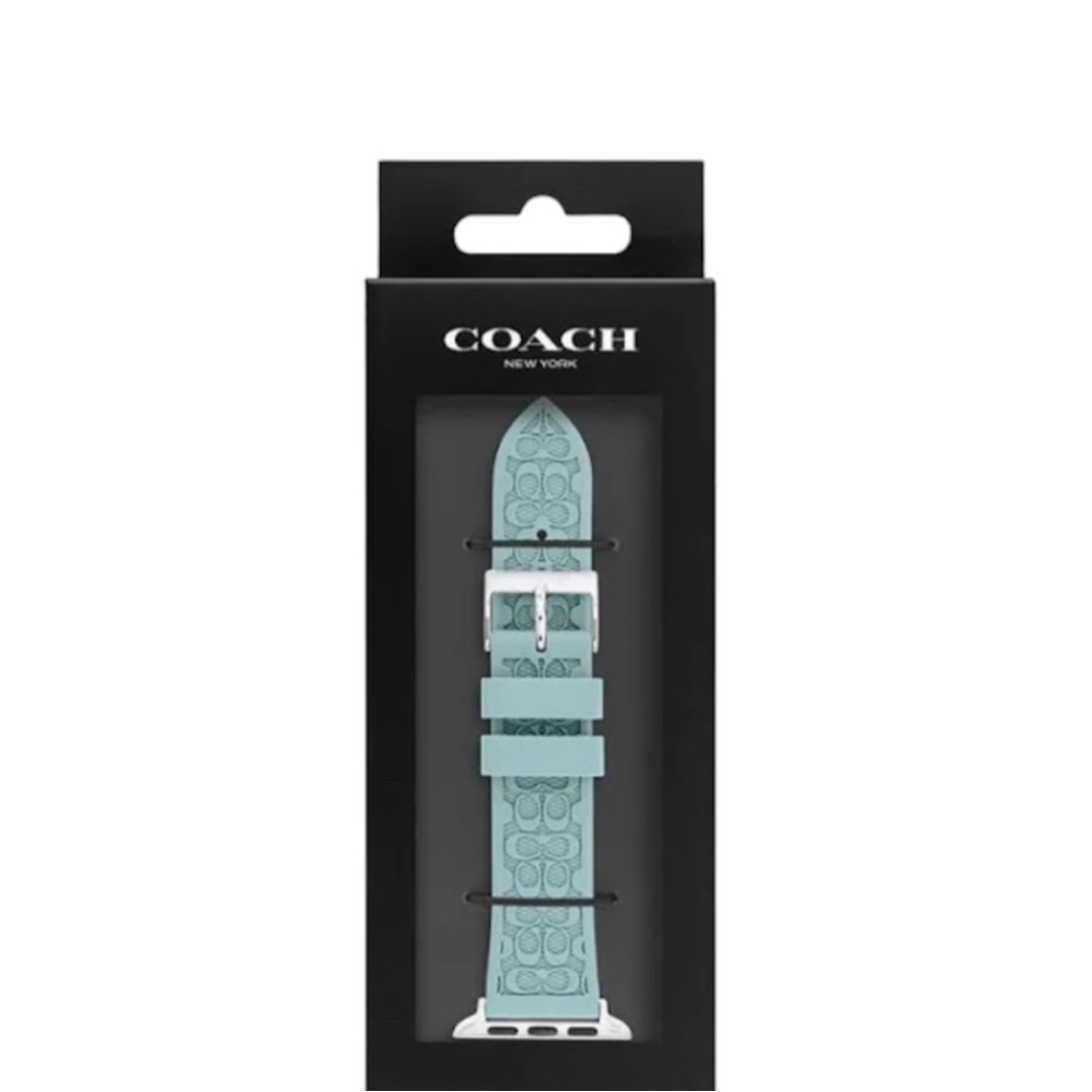 NEW Coach Apple Watch 38MM-40MM Signature C Embossed Watch Strap